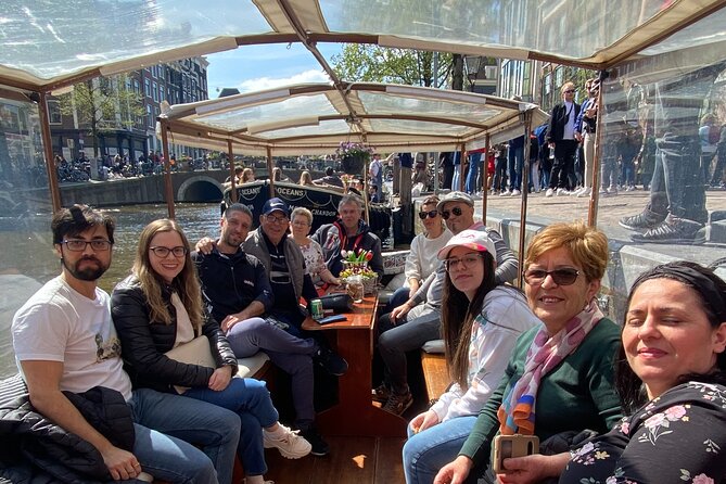 Dutch Cheese & Drinks Guided Amsterdam Boat Tour, All Inclusive - VOC ship replica, the Amstel trade route, and the Golden Bend