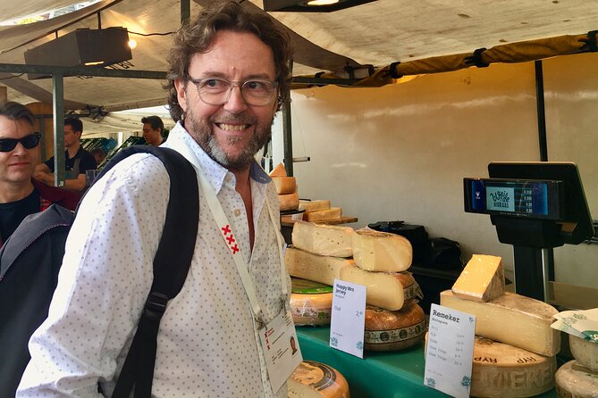 Exclusive Cheese Walk & Dutch Wine Discovery - Meeting at Spui Square, then using the book market to set the tone
