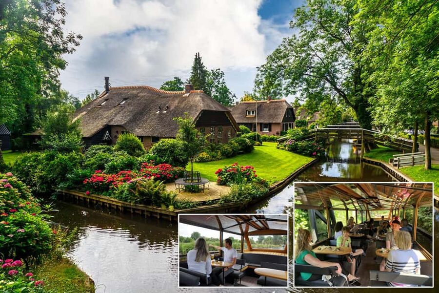 Giethoorn: Sightseeing Boat Tour - Meeting at Grand Café Henri Willig, and what happens next