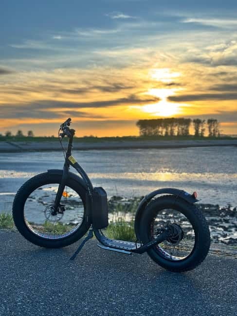 Goes: Explore Zeeland on our Electric Steps with GPS route - Oosterschelde National Park: where the scenery turns airy and open