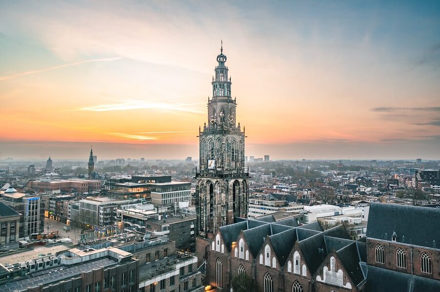 Groningen: Climb the Martinitower - The tower’s story: fire, lightning, near collapse, and wars