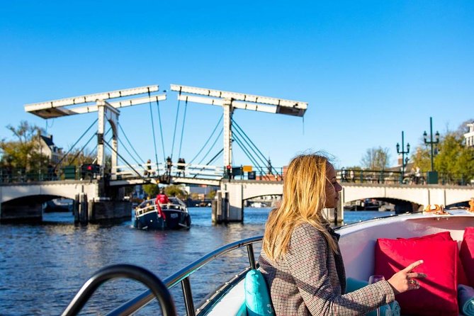 Guided Amsterdam Canal Cruise – Snacks & Drinks on board(1 Hour) - Snacks, Dutch cheese, and drinks: what you actually get for $21.77
