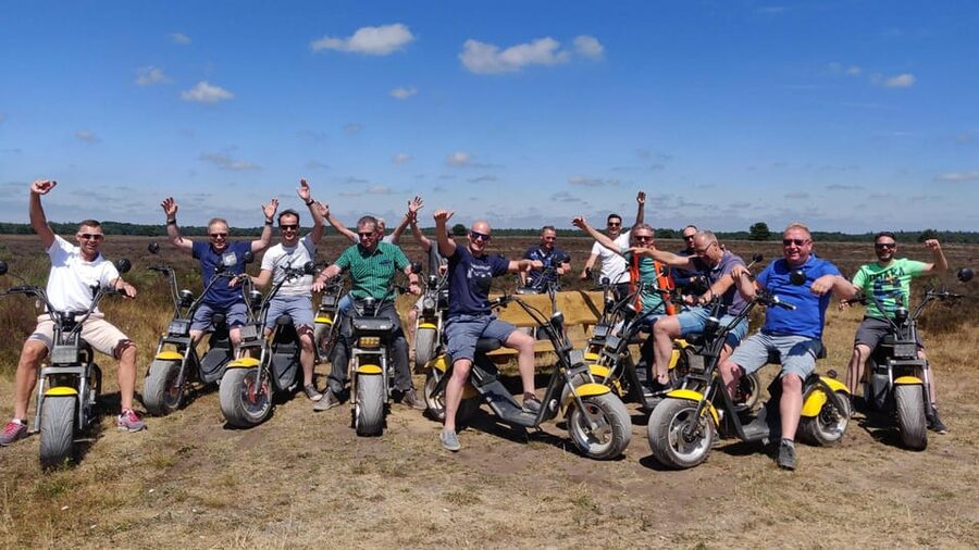 Otterlo: E-chopper rental - Food and drinks: plan to buy stops yourself