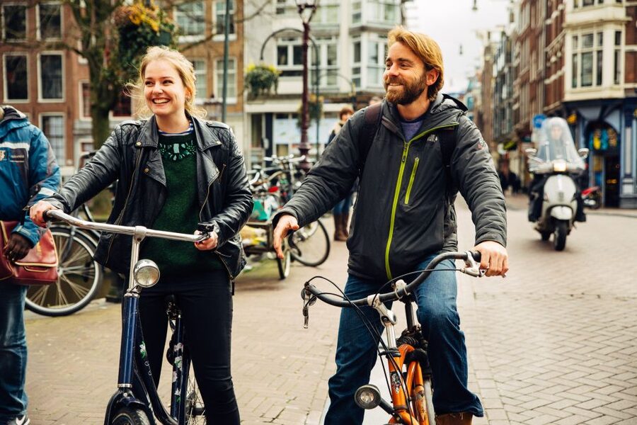 Private Amsterdam Bike Tour with a Local - Skinny bridge and the Blood Graffiti House story