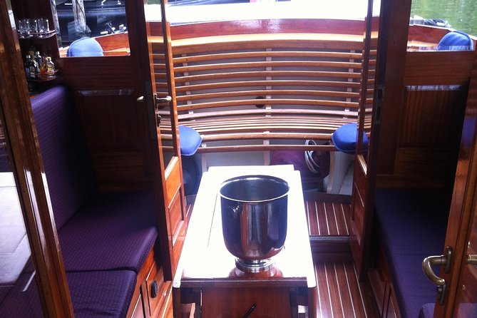 Private boat tour on a electric saloon boat - Prinsengracht and Westerkerk, Princess Beatrix’s wedding church