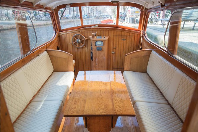 Private Champagne Canal Cruise in Amsterdam - The private boat experience in Amsterdam, minus the crowds
