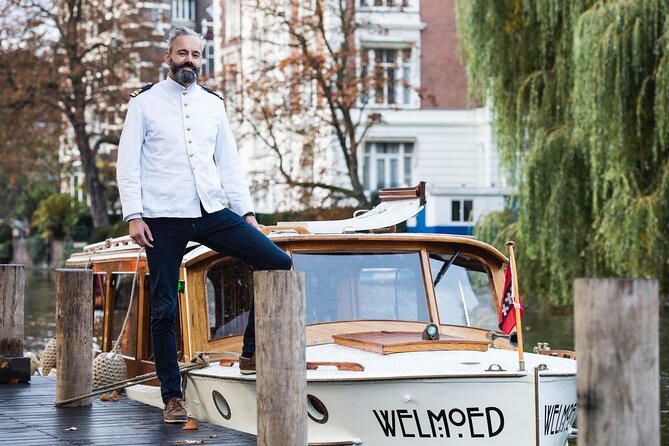 Private Guided Historic Amsterdam Canal Cruise in a Salon Boat - The Amstel Name Story and Waterfront Details You Can’t Fake