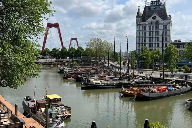 Private Tour of Rotterdam and The Hague including Transfer - Grote Kerk near Markthal, and Erasmus in 14th-century stone
