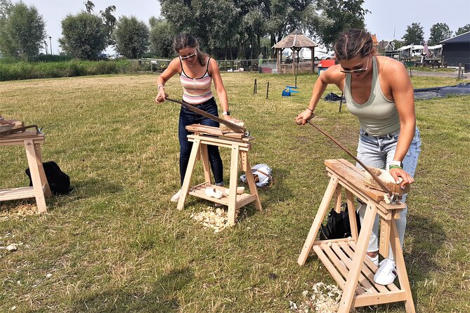 Private Workshop for Wooden Shoe Making in Simonehoeve - Making clogs by hand, then by machine