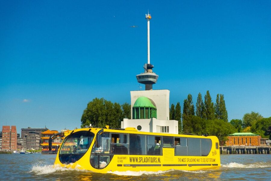 Rotterdam: 1-Hour Sightseeing Splash Tour - The splash moment on the Maas River, what it feels like and how to prepare