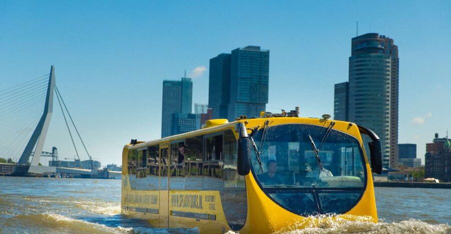 Rotterdam: 1-Hour Sightseeing Splash Tour - What you’ll actually see, from Erasmus Bridge to Euromast views