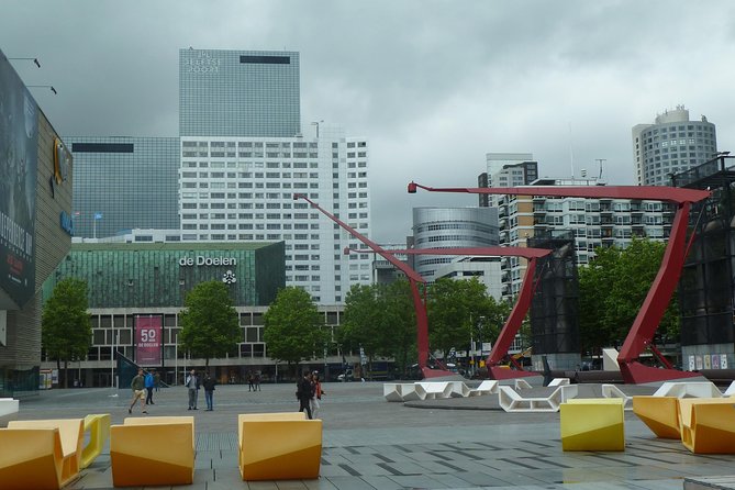 Rotterdam Architecture Highlights Walking Tour - Timmerhuis by OMA: a quick stop with big architectural signal