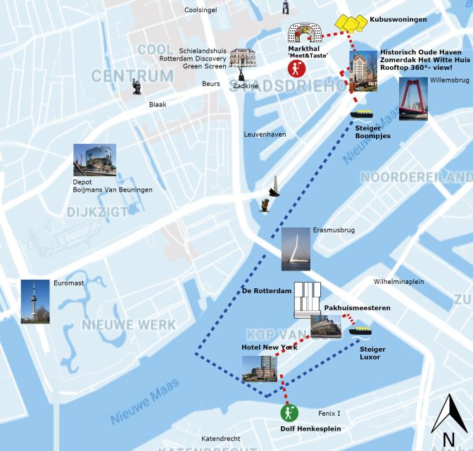 Rotterdam: De Rotterdam, Cube Houses, Watertaxi and Markthal - Key Stops You Should Know About