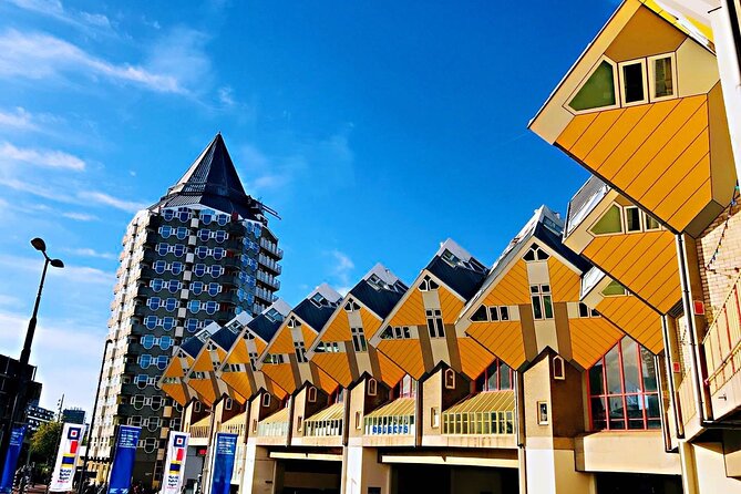 Rotterdam, Delft, The Hague Day Tour Incl. Madurodam/Royal Delft - Rotterdam: from mural market halls to the port’s old soul