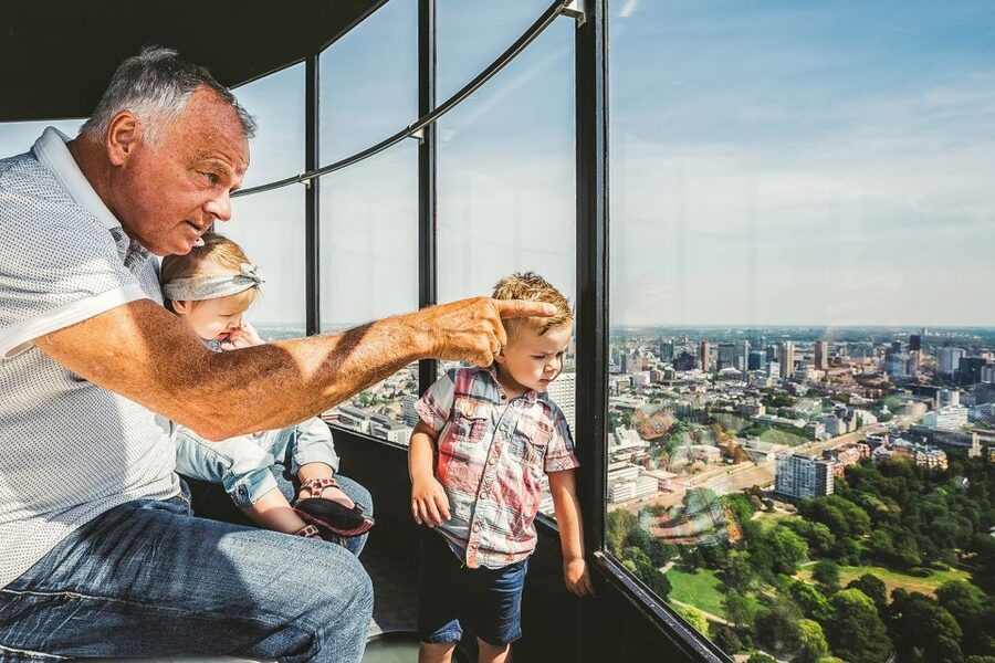 Rotterdam: Euromast Lookout Tower Ticket - Euroscoop at 185 Meters: The Glass-Floor Rotating Ride Choice