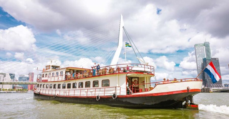 Rotterdam: Harbor Cruise on a Historic Ship - From Erasmus Bridge to the Maas: how the cruise feels in real time