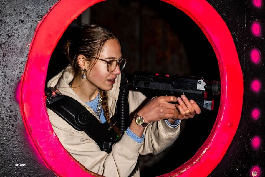 Rotterdam: Lasergame Actvity - Inside the 300 m2 Submarine-Themed Battle Arena