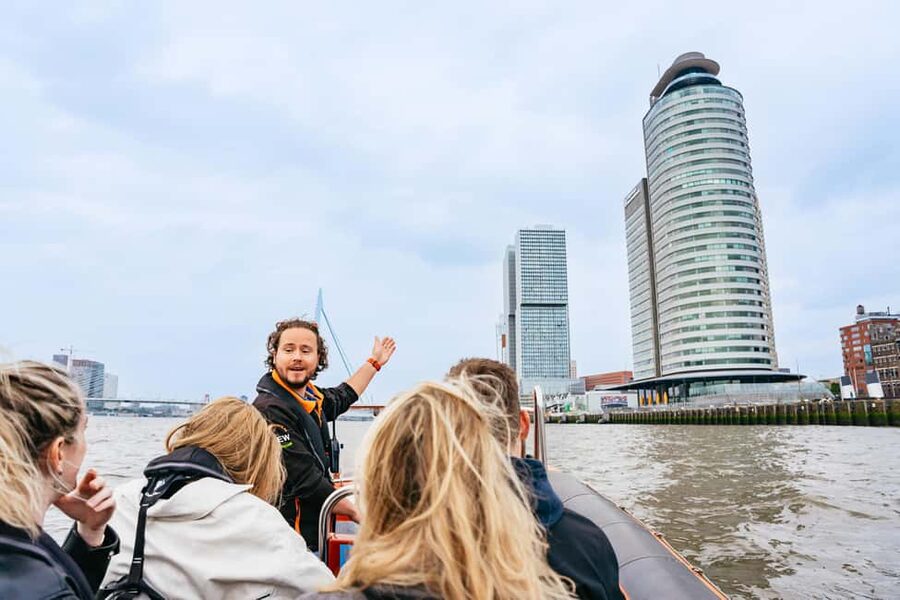 Rotterdam: RIB Speedboat Sightseeing Cruise - Rotterdam landmarks you’ll catch from the water (Euromast and beyond)