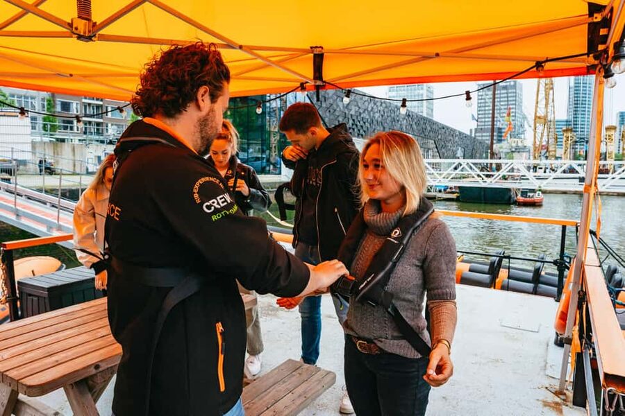 Rotterdam: RIB Speedboat Sightseeing Cruise - The run to Schiedam, the gin city, and the turnaround moment