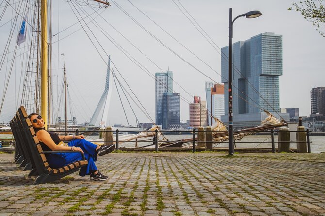 Rotterdam Walk: Hilights, Gems, Architecture & WWII | 2 or 3hrs - Erasmus Bridge: The WWII Invasion and Bombardment Story on a White Span