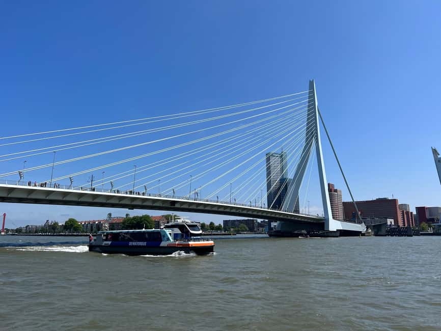 Rotterdam: Waterbus Ticket to Dordrecht and/or Kinderdijk - Pick Your Route: Line 21 to Kinderdijk or Line 20 to Dordrecht