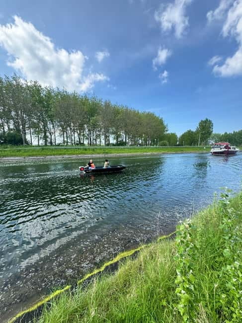 Self-Guided Electric Boat Rental - The historical harbor of Goes from the water