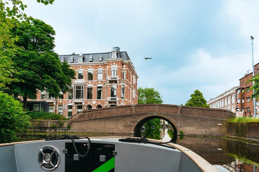 The Hague: Canal Cruise with music from local artists - The low-bridge moment, the silly part you should not skip