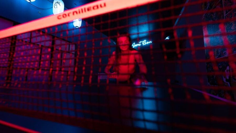 The Hague: Ping Pong Table Rental at a Secret Ping Pong Bar - Table tennis strategy for a fun hour, not a burnout session