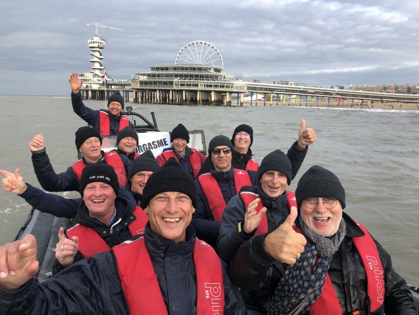The Hague: Scheveningen Beach RIB Speedboat Tour - Full throttle, sharp turns, and how to handle the splash