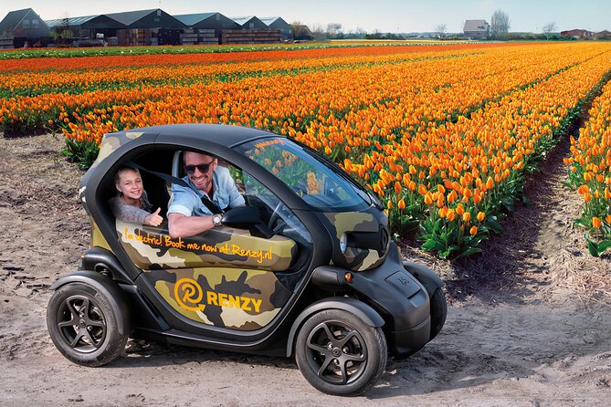 Tulip Fields near Keukenhof - Self-Drive Audio Tour for 2 People - Price and value for two, plus the deposit and risk details