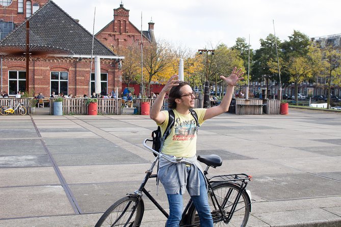 Urban Adventures Amsterdam Bike Tour, Graffiti and Magnet Fishing - Stop 6 Pllek: shipping-container cool, no ticket needed