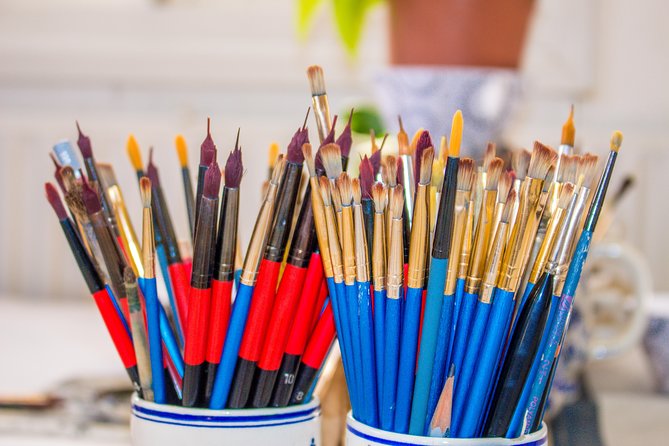 Workshop 'Paint your own Delft Blue Tile!' - Delft Blue Tile Workshop in De Munt: A Quiet Creative Break in Amsterdam