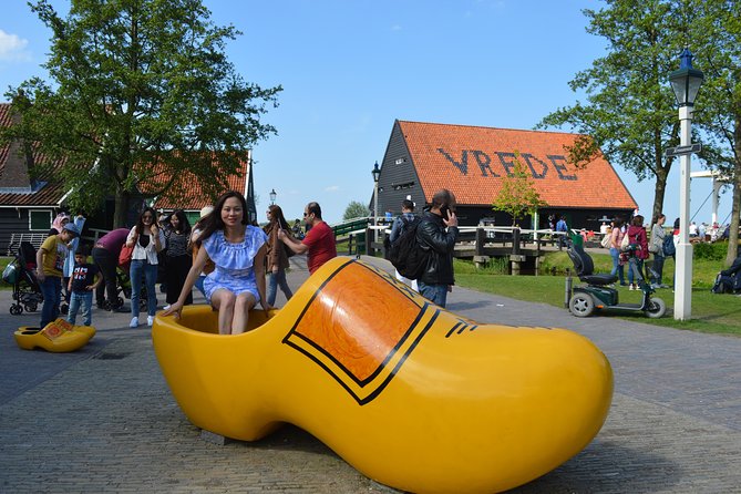 Zaanse Schans & Volendam Small-Group Tour with Hotel Pickup - Zaanse Schans Windmill Village: Clogs, Cheese, and That Giant Shoe Photo